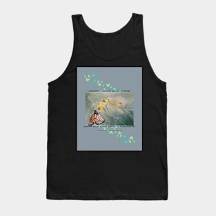 Monarch on Wildflowers Tank Top